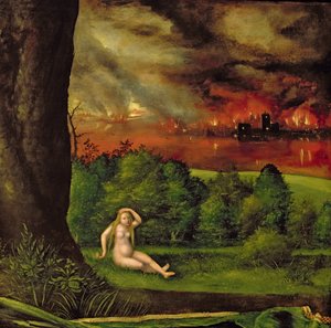 Lot e sua figlia, 1537 (dettaglio)